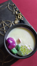 Load image into Gallery viewer, Black Currant &amp; Absinthe 11oz Wood Wick Soy Candle
