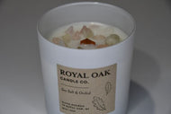 Sea Salt & Orchid 8oz Wood Wick Soy Candle